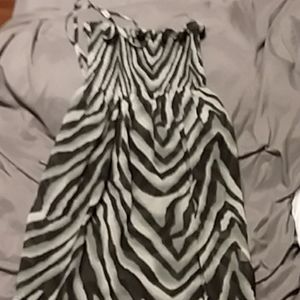 Zebra print dress
